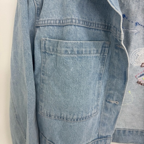 Outfitters Vintage Women’s Blue Jean Jacket Size Small - Picture 3 of 13
